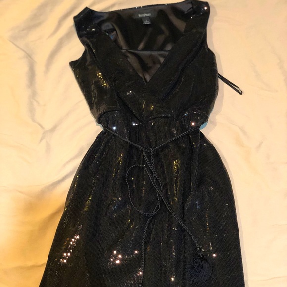 Black Sequin Dress - Picture 1 of 3